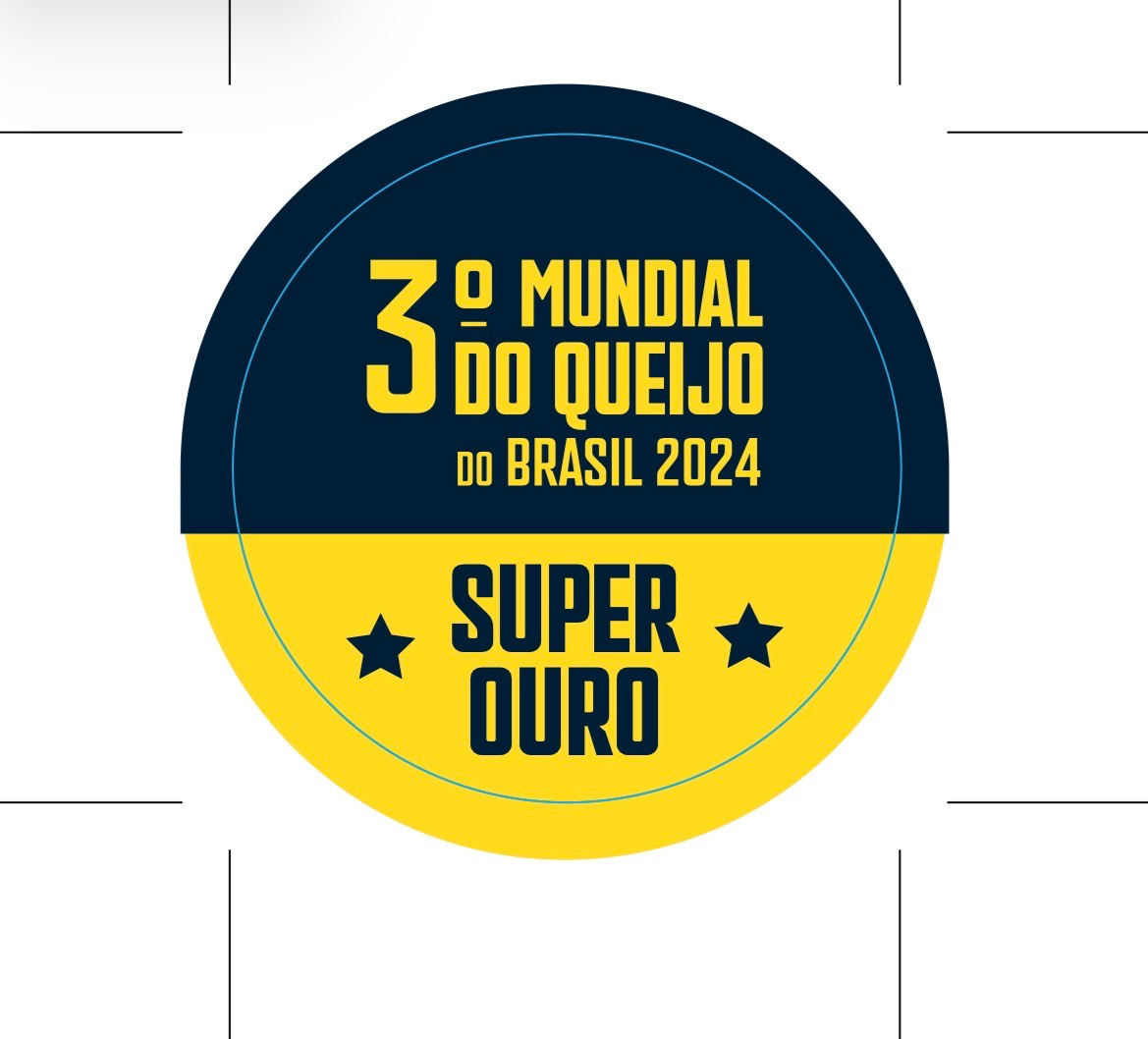 Medalha Super Ouro do Mundial do Queijo do Brasil 2024